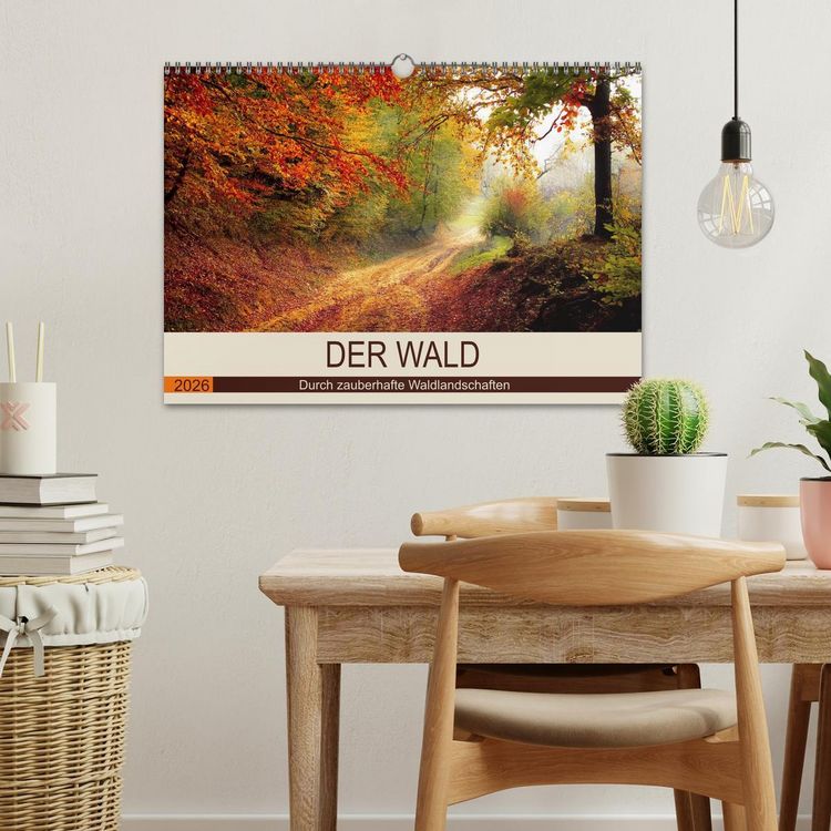 Produktbild: Der Wald. Durch zauberhafte Waldlandschaften (Wandkalender 2026 DIN A3 quer), CALVENDO Monatskalender