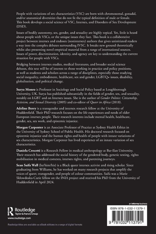 Produktbild: Intersex, Variations of Sex Characteristics, DSD