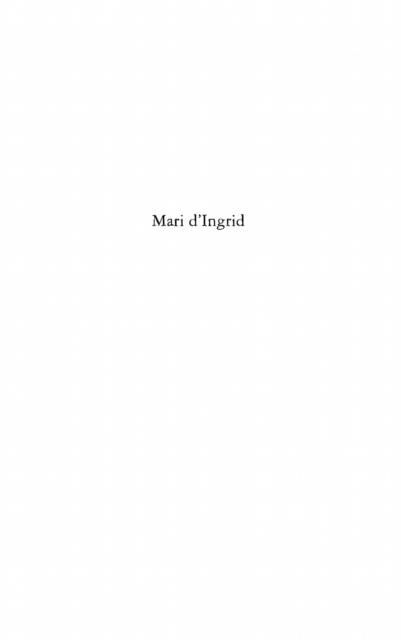 Produktbild: Mari d'ingrid - traduit de l'anglais par