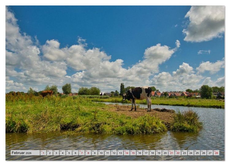Produktbild: Ungew&ouml;hnliches Nordholland (hochwertiger Premium Wandkalender 2026 DIN A2 quer), Kunstdruck in Hochglanz