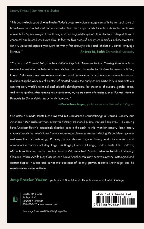 Produktbild: Creators and Created Beings in Twentieth-Century Latin American Fiction