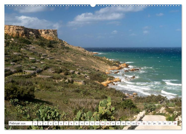 Produktbild: Malta - Gozo und Comino (hochwertiger Premium Wandkalender 2026 DIN A2 quer), Kunstdruck in Hochglanz