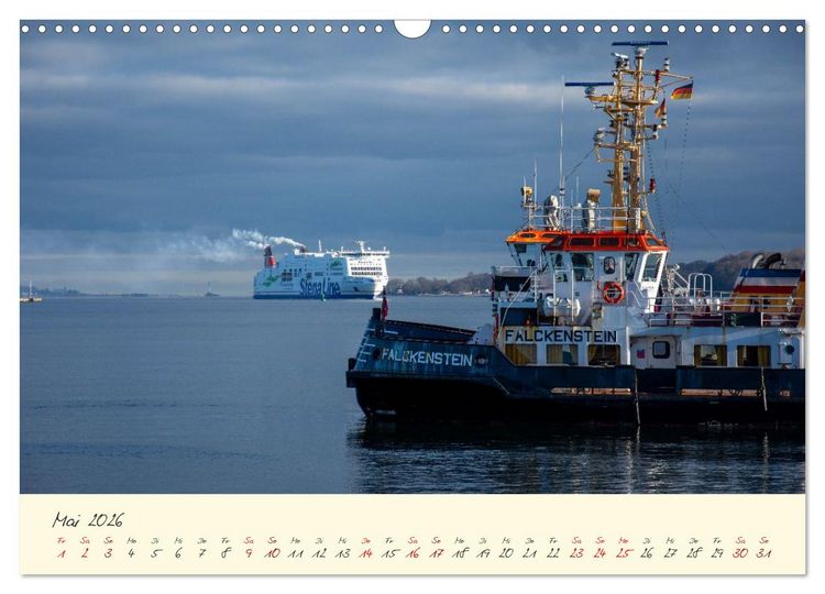 Produktbild: Kiel &ndash; Maritimes Flair im Wandel der Jahreszeiten (Wandkalender 2026 DIN A3 quer), CALVENDO Monatskalender