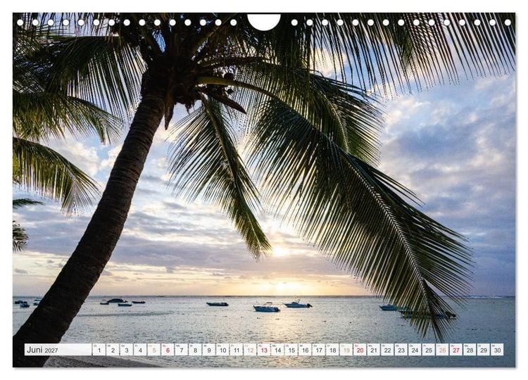 Produktbild: Trauminseln der Welt - Mauritius (Wandkalender 2027 DIN A4 quer), CALVENDO Monatskalender