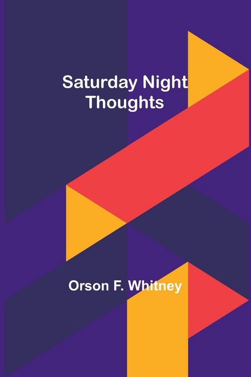 Produktbild: Saturday Night Thoughts