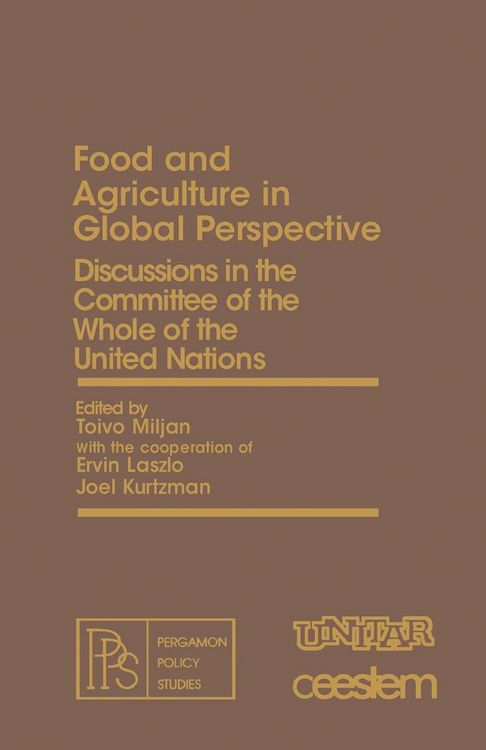 Produktbild: Food and Agriculture in Global Perspective