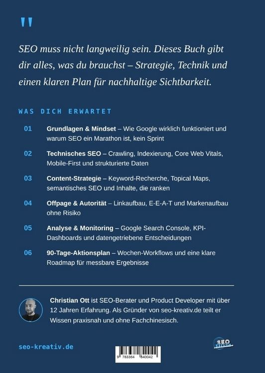 Produktbild: Das SEO-Kreativ Handbuch