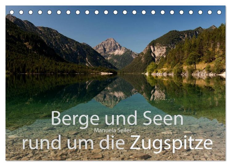 Produktbild: Berge und Seen rund um die Zugspitze (Tischkalender 2026 DIN A5 quer), CALVENDO Monatskalender