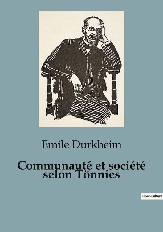 Produktbild: Communaut&eacute; et soci&eacute;t&eacute; selon T&ouml;nnies