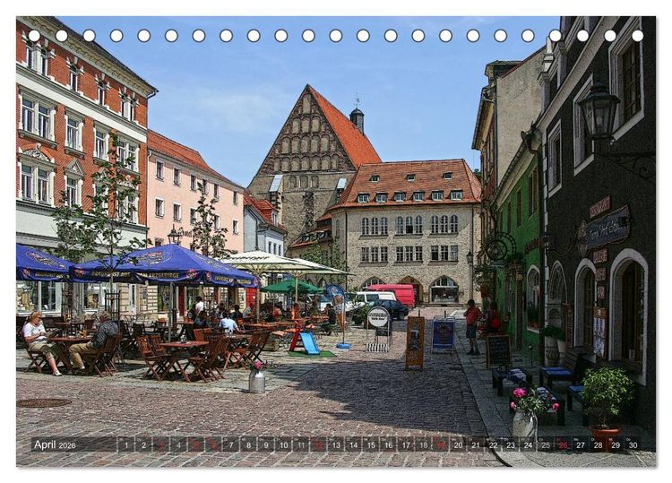 Produktbild: Das Jahr an der Elbe in Mei&szlig;en (Tischkalender 2026 DIN A5 quer), CALVENDO Monatskalender