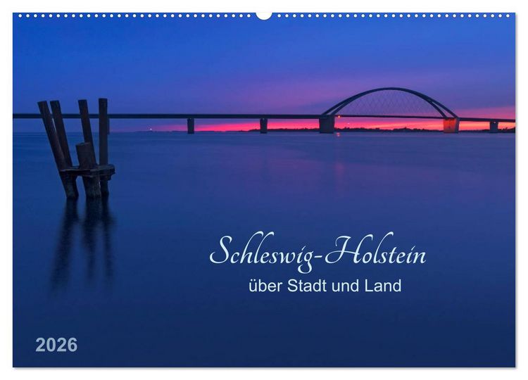 Produktbild: Schleswig-Holstein - &uuml;ber Stadt und Land (Wandkalender 2026 DIN A2 quer), CALVENDO Monatskalender