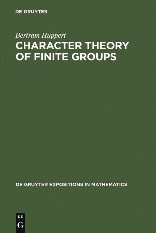 Produktbild: Character Theory of Finite Groups