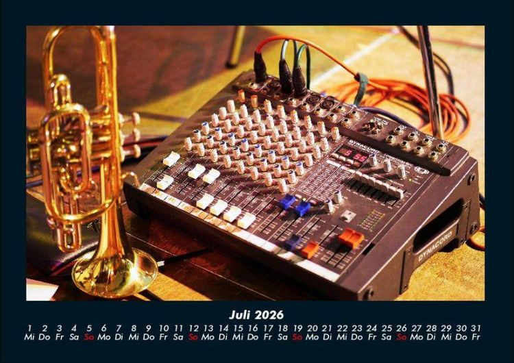 Produktbild: Musik 2026 Fotokalender DIN A4