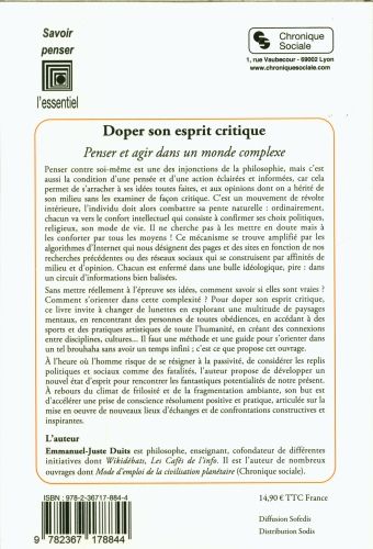 Produktbild: Doper son esprit critique : penser et agir dans un monde complexe