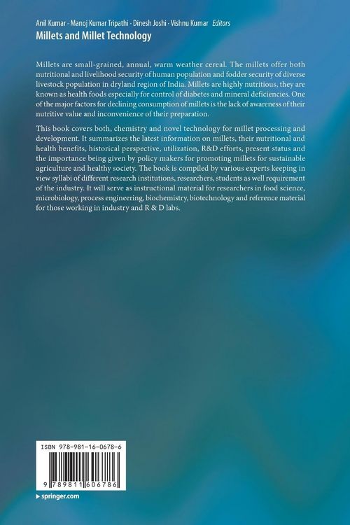 Produktbild: Millets and Millet Technology