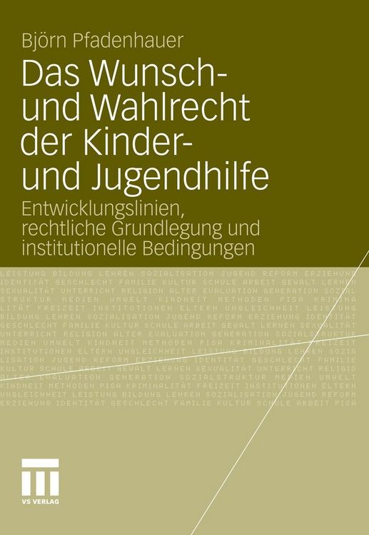 Produktbild: Das Wunsch- und Wahlrecht der Kinder- und Jugendhilfe