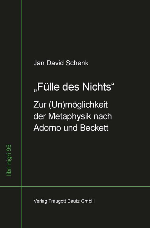 Produktbild: "F&uuml;lle des Nichts"