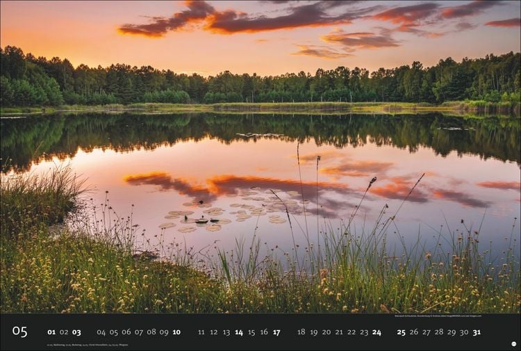 Produktbild: Deutschlands Naturparadiese Kalender 2026