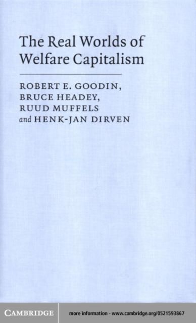 Produktbild: Real Worlds of Welfare Capitalism