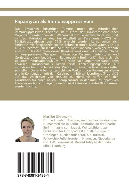 Produktbild: Rapamycin als Immunsuppressivum