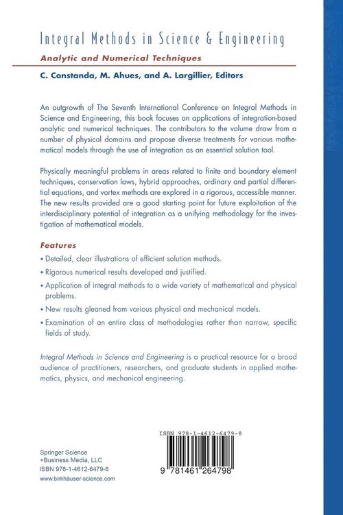 Produktbild: Integral Methods in Science and Engineering