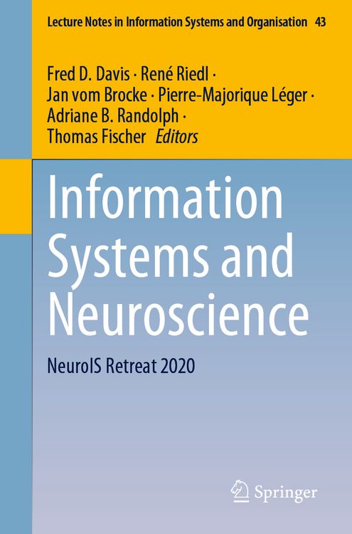 Produktbild: Information Systems and Neuroscience