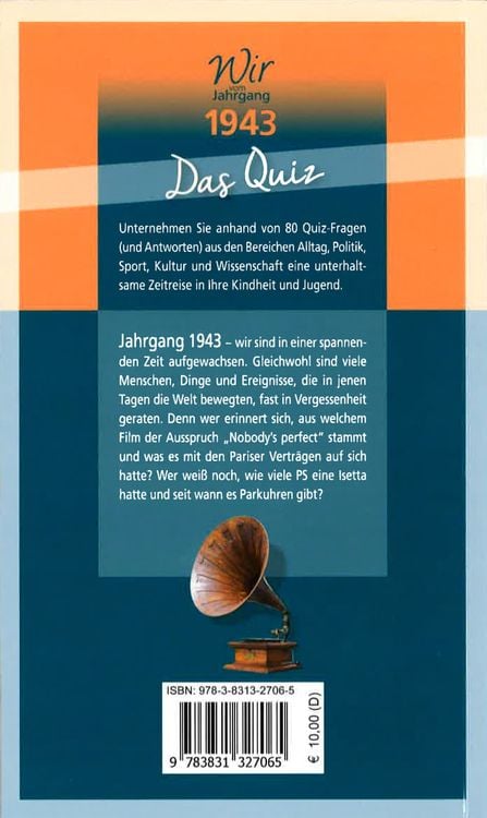 Produktbild: Wir vom Jahrgang 1943 - Das Quiz
