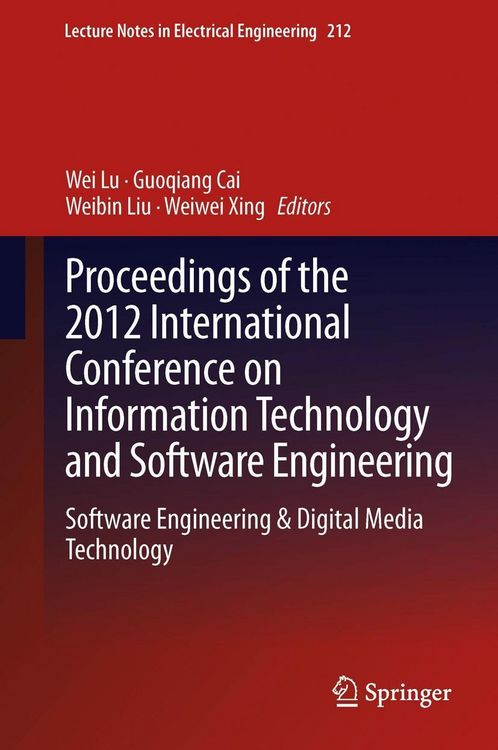 Produktbild: Proceedings of the 2012 International Conference on Information Technology and Software Engineering