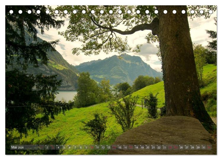 Produktbild: Der Zauber der Schweizer Berge (Tischkalender 2026 DIN A5 quer), CALVENDO Monatskalender