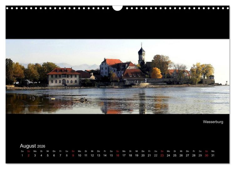Produktbild: Panoramen vom Bodensee (Wandkalender 2026 DIN A3 quer), CALVENDO Monatskalender