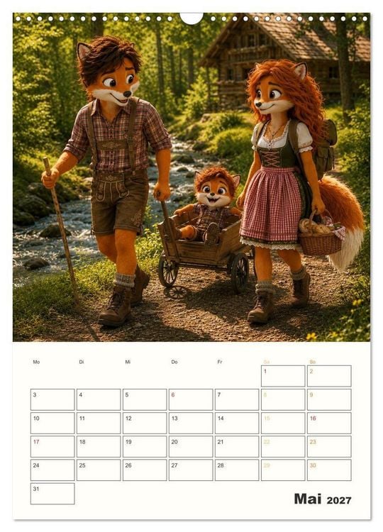 Produktbild: Kleines Pfotengl&uuml;ck (Wandkalender 2027 DIN A3 hoch), CALVENDO Monatskalender