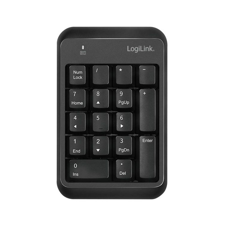 Produktbild: LogiLink ID0201 Bluetooth&reg; Nummernblock Schwarz