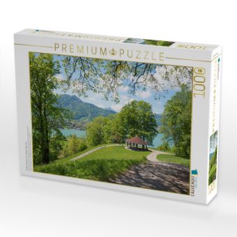 Produktbild: CALVENDO Puzzle Gro&szlig;es Paraplui am Leeberg Tegernsee | 1000 Teile Lege-Gr&ouml;&szlig;e 64x48cm Foto-Puzzle f&uuml;r gl&uuml;ckliche Stunden