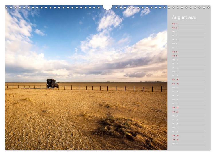 Produktbild: Mit dem 4x4 durch Europa (Wandkalender 2026 DIN A3 quer), CALVENDO Monatskalender