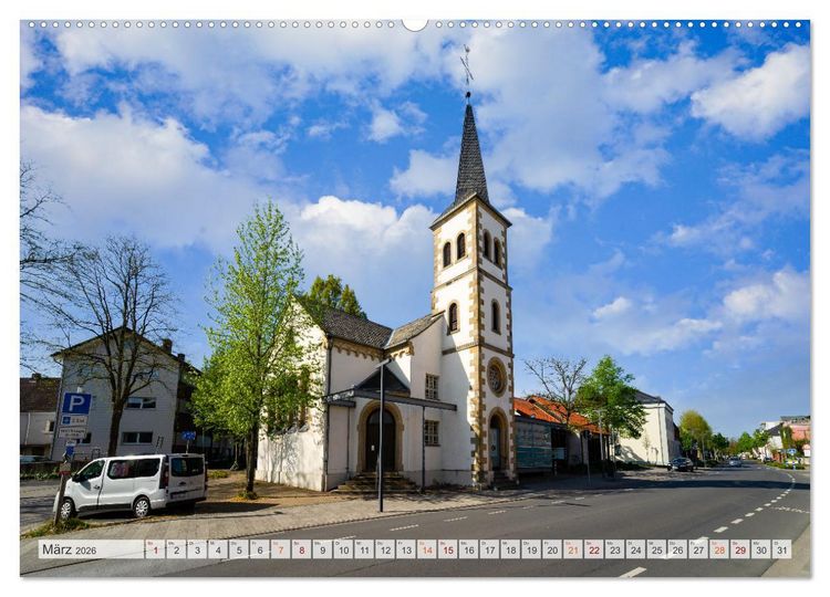 Produktbild: Bad Lippspringe Impressionen (Wandkalender 2026 DIN A2 quer), CALVENDO Monatskalender