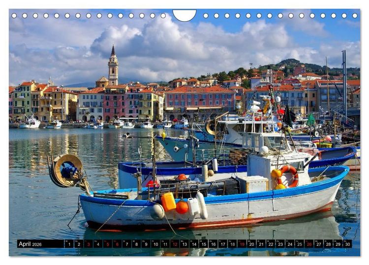 Produktbild: Riviera di Ponente (Wandkalender 2026 DIN A4 quer), CALVENDO Monatskalender