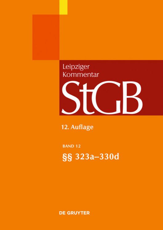 Produktbild: &sect;&sect; 323a-330d