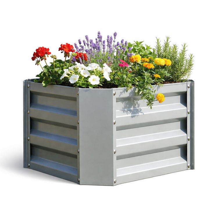 Produktbild: Metall Pflanzbeet Hochbeet Gartenbeet 50x40 Galdo M