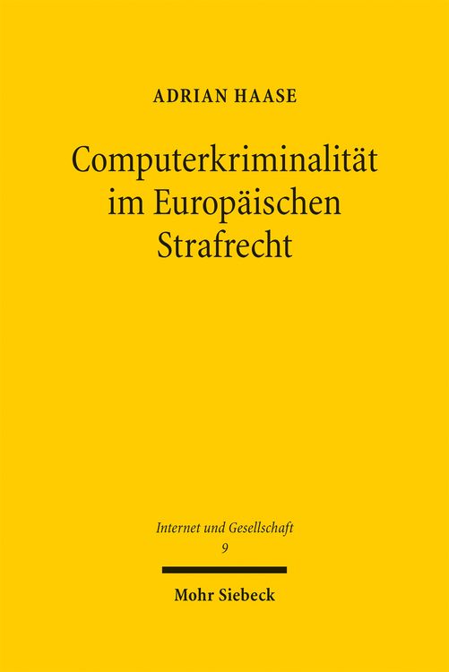 Produktbild: Computerkriminalit&auml;t im Europ&auml;ischen Strafrecht