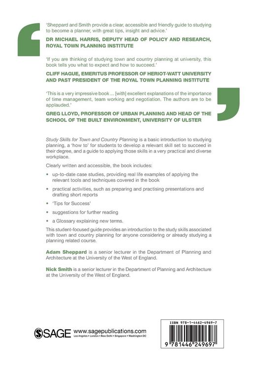 Produktbild: Study Skills for Town and Country Planning