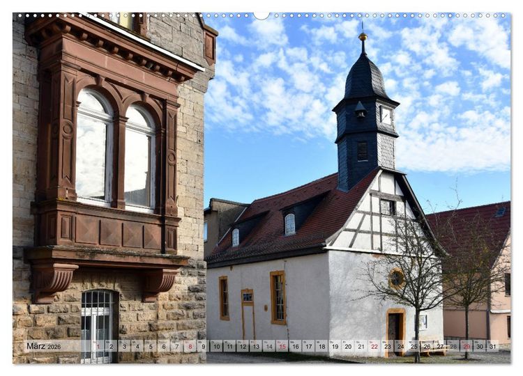 Produktbild: Wunderbares Th&uuml;ringen - besondere Dorfkirchen (hochwertiger Premium Wandkalender 2026 DIN A2 quer), Kunstdruck in Hochglanz