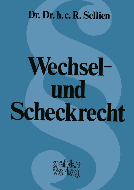 Produktbild: Wechsel- und Scheckrecht