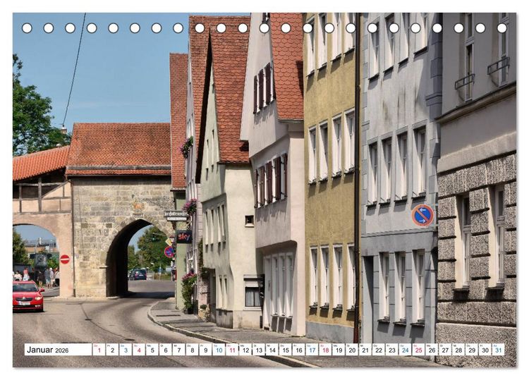 Produktbild: N&ouml;rdlingen - Eine runde Sache (Tischkalender 2026 DIN A5 quer), CALVENDO Monatskalender