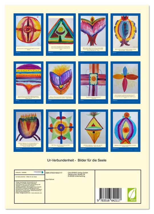Produktbild: Ur-Verbundenheit - Bilder f&uuml;r die Seele (Wandkalender 2026 DIN A4 hoch), CALVENDO Monatskalender