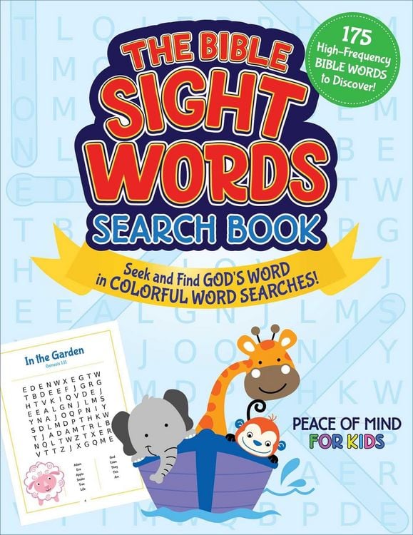 Produktbild: The Peace of Mind Bible Sight Words Search Book