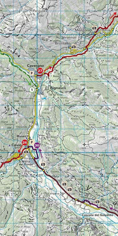 Produktbild: Maggia, Verzasca, Locarno-Ascona Touren-Wanderkarte Nr. 18