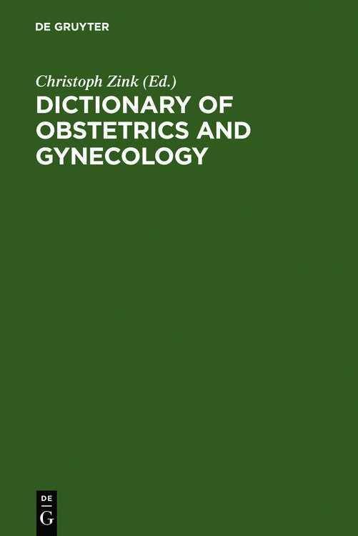 Produktbild: Dictionary of Obstetrics and Gynecology
