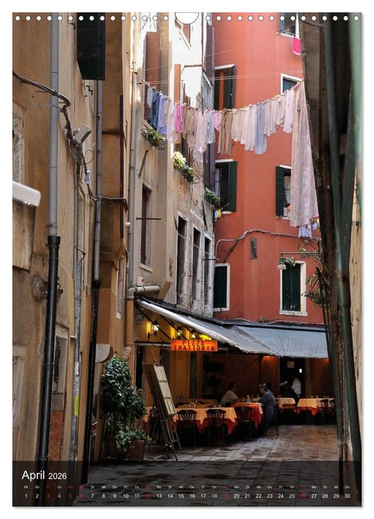Produktbild: Fotografischer Streifzug durch Venedig (Wandkalender 2026 DIN A3 hoch), CALVENDO Monatskalender