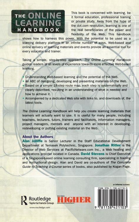 Produktbild: The Online Learning Handbook