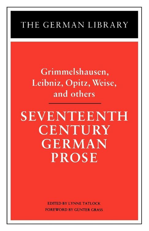 Produktbild: Seventeenth Century German Prose